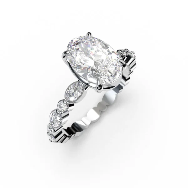 Кольцо Овал Нежности 1ct